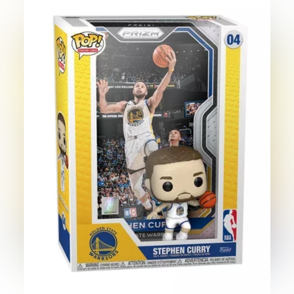 Funko Pop! Trading Cards - NBA - Prizm - Golden State Warriors - Steph Curry #04